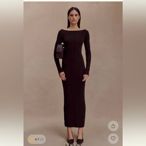 Meshki Cleona merino wool dress